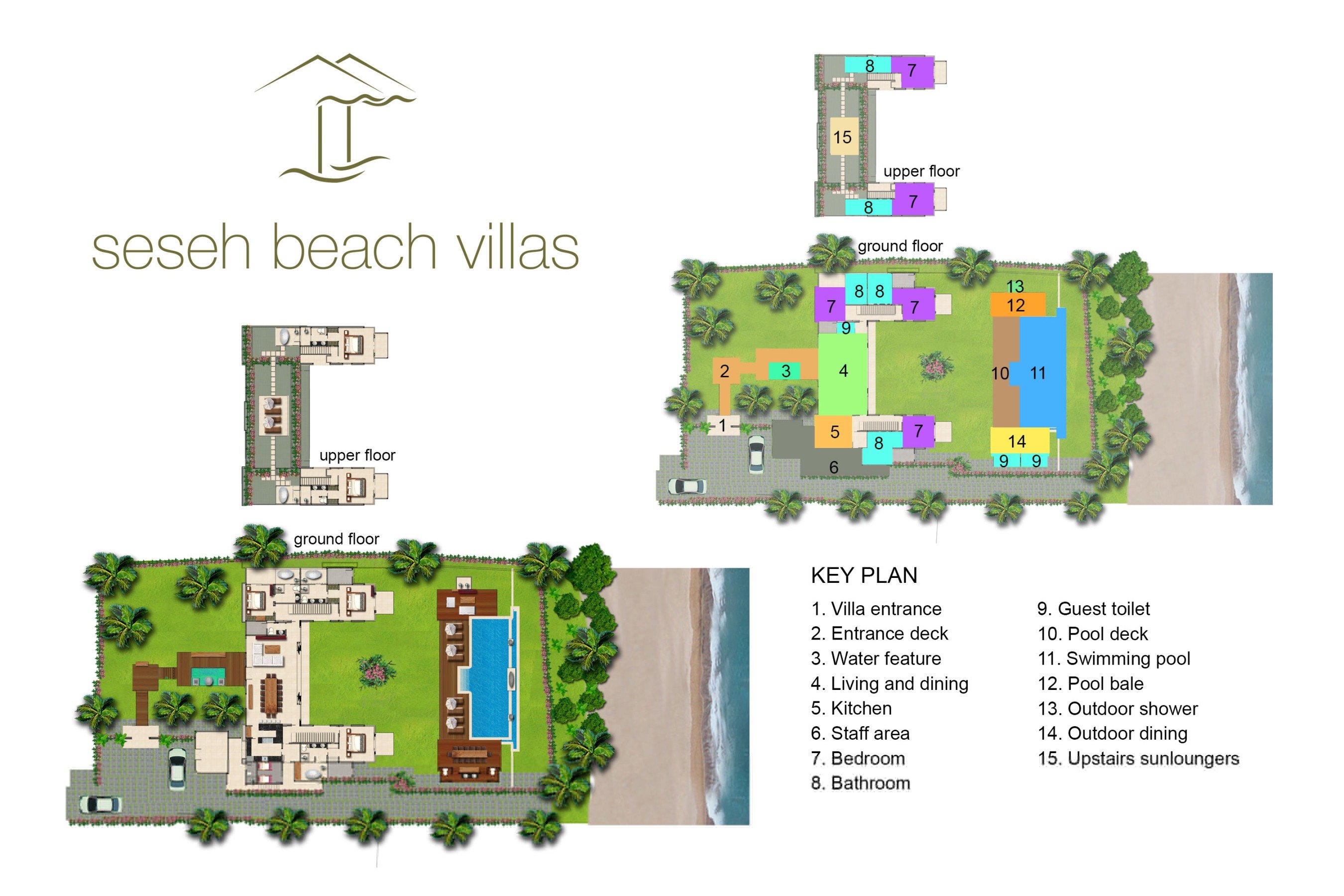 Seseh Beach Villa I Floorplan